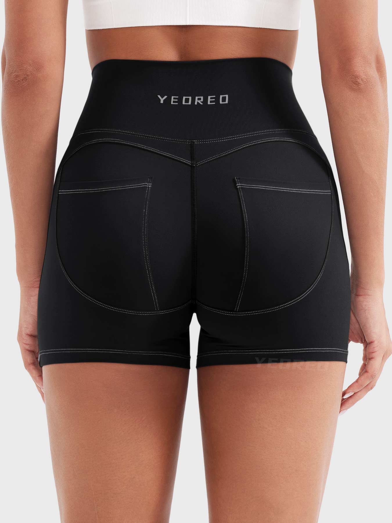 Yeoreo Astridy 3.6" Faux Denim Shorts