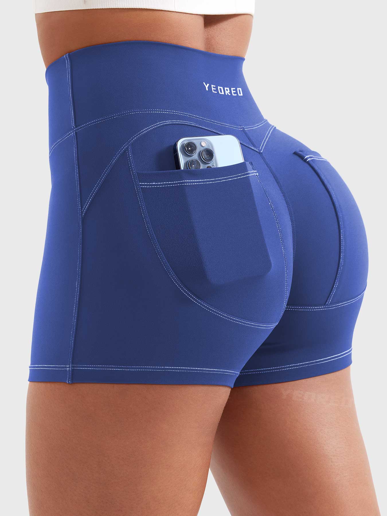 Yeoreo Astridy 3.6" Faux Denim Shorts
