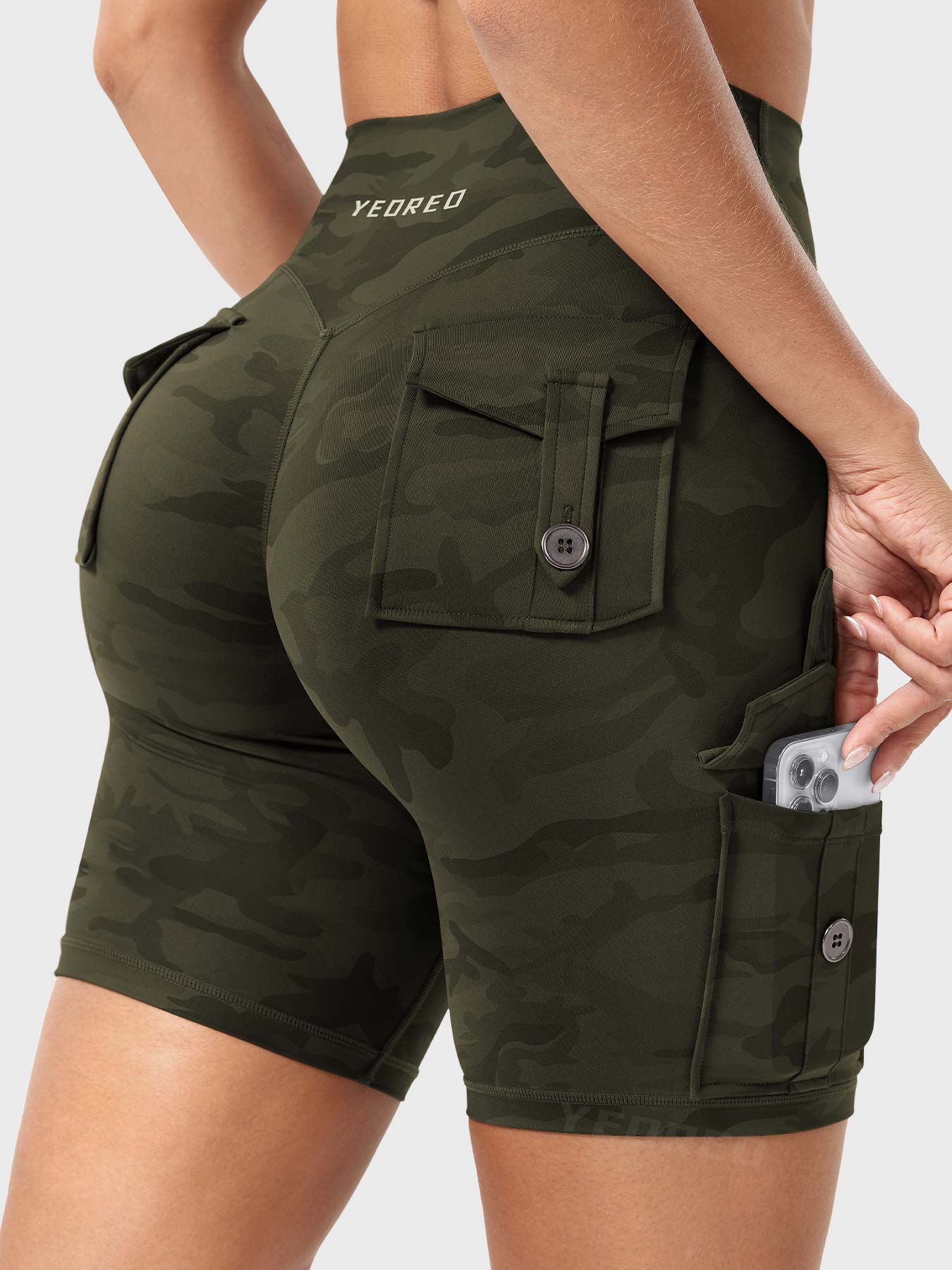 Yeoreo Hedda CoreFlex Camouflage Shorts